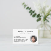 QR-Code für berufliches Foto Visitenkarte (Stehend Vorderseite)