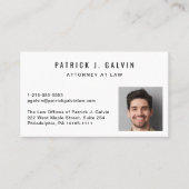 QR-Code für berufliches Foto Visitenkarte (Vorderseite)