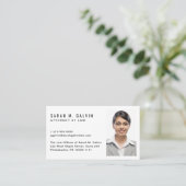 QR-Code für berufliches Foto Visitenkarte (Stehend Vorderseite)