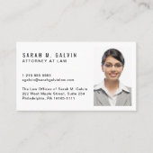 QR-Code für berufliches Foto Visitenkarte (Vorderseite)