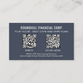 QR-Code für berufliches Foto Visitenkarte (Rückseite)