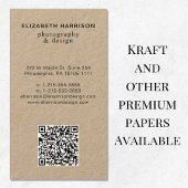 QR-Code für berufliches Foto Visitenkarte