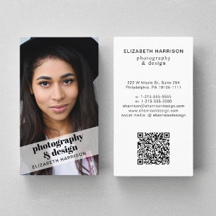 QR-Code für berufliches Foto Visitenkarte