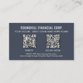 QR-Code für berufliches Foto Visitenkarte (Rückseite)