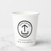 QR-Code für Berufliches Geschäftsmodell Pappbecher (Vorderseite)