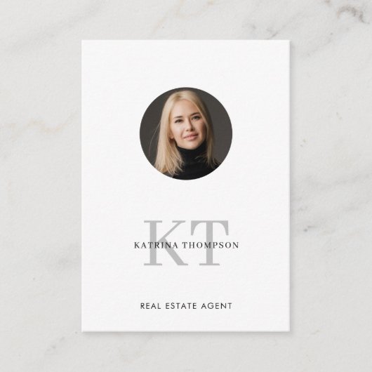 QR-Code für berufliches Real-Anwesen-Foto Visitenkarte (Vorderseite)