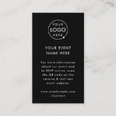 QR-Code für Black Business Begleitkarte (Vorderseite)