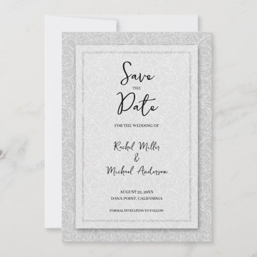 QR-Code für Blumengrau Save The Date (Vorderseite)