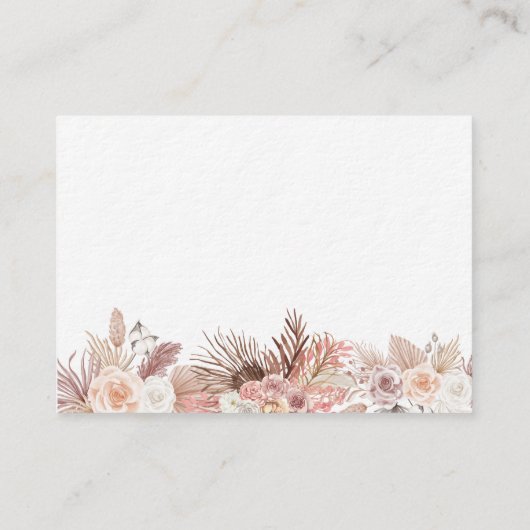 QR-Code für Bohemische Hochzeitsfeiertage Begleitkarte (Rückseite)