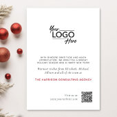 QR-Code für Business-Logos Weihnachten Roter Kardi