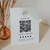 QR-Code für Chic Typografy Verlass a Review Sockelschild