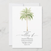 QR-Code für Coastal Chic Beach Wedding Einladung (Vorderseite)
