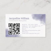 QR-Code für das benutzerdefinierte Logo "Blush Cha Visitenkarte (Rückseite)