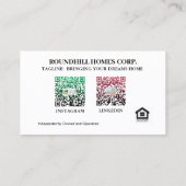 QR-Code für das Berufliche Anwesen Visitenkarte (Rückseite)