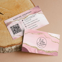 QR-Code für das berufliche Rosa Agate Company
