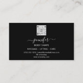 QR-Code für das Body Shaping Sculpting Massage Gol Visitenkarte (Rückseite)