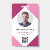 QR-Code für das Circle Foto-Logo Benutzerdefiniert Ausweis (Vorderseite)