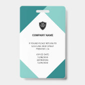 QR-Code für das Circle Foto-Logo Benutzerdefiniert Ausweis (Back)