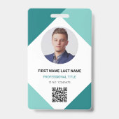 QR-Code für das Circle Foto-Logo Benutzerdefiniert Ausweis (Front)