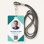 QR-Code für das Circle Foto-Logo Benutzerdefiniert Ausweis (Vorderseite mit Schlüsselband)