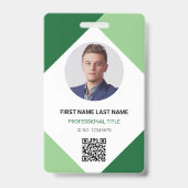 QR-Code für das Circle Foto-Logo Benutzerdefiniert Ausweis (Vorderseite)