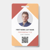 QR-Code für das Circle Foto-Logo Benutzerdefiniert Ausweis (Vorderseite)