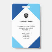 QR-Code für das Circle Foto-Logo Benutzerdefiniert Ausweis (Rückseite)