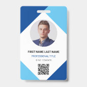 QR-Code für das Circle Foto-Logo Benutzerdefiniert Ausweis (Vorderseite)