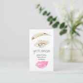 QR-Code für das dauerhafte Logo "Lash Brow" Gold P Visitenkarte (Stehend Vorderseite)