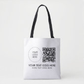 QR-Code für das Firmenlogo Vorderseite Tasche (Vorderseite)