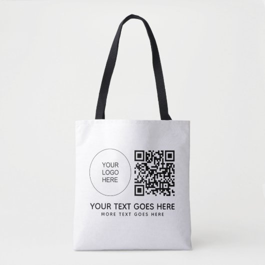 QR-Code für das Firmenlogo Vorderseite Tasche (Vorderseite)