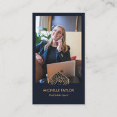 QR-Code für das Foto beruflich-Real-Anwesen-Logo Visitenkarte (Vorderseite)