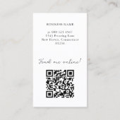 QR-Code für das Foto "Black Influencer Content Cre Visitenkarte (Rückseite)