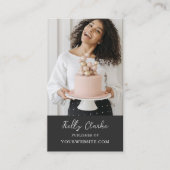 QR-Code für das Foto "Black Influencer Content Cre Visitenkarte (Vorderseite)