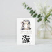 QR-Code für das Foto des Blumenstraums Begleitkarte (Stehend Vorderseite)