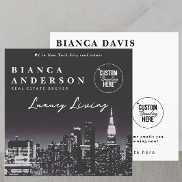 QR-Code für das Foto "Luxury Real Anwesen Business Quadratische Visitenkarte