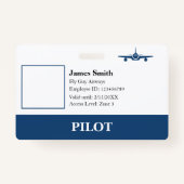 QR-Code für das Foto Security ID Airline Ausweis (Vorderseite)