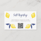 QR-Code für das Geschenk von Wasserfarben-Zitrusfr Begleitkarte (Vorderseite)