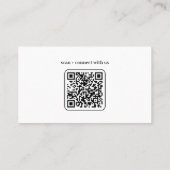 QR-Code für das Grundlegende Logo Visitenkarte (Rückseite)
