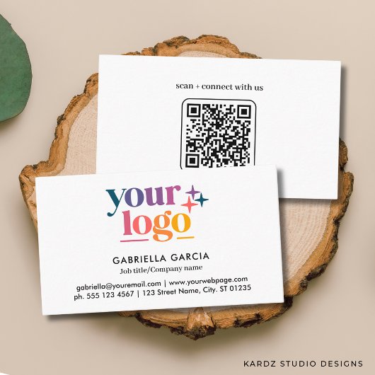 QR-Code für das Grundlegende Logo Visitenkarte