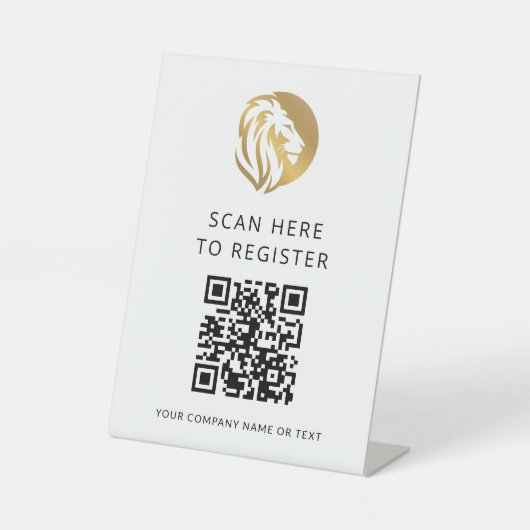 QR-Code für das Lion-Logo Sockelschild (Vorderseite)