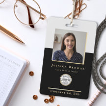 QR-Code für das Minimalistische Black Gold Foto-Lo