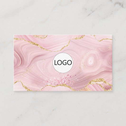 QR-Code für das moderne Beruflich-Rosa-Logo Visitenkarte (Vorderseite)