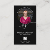 QR-Code für das QR-Logo für das Circle Business Fo Visitenkarte (Vorderseite)