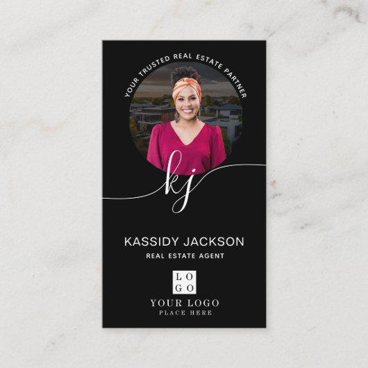 QR-Code für das QR-Logo für das Circle Business Fo Visitenkarte (Vorderseite)