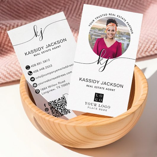 QR-Code für das QR-Logo für das Circle Business Fo Visitenkarte