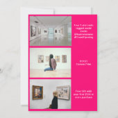 QR-Code für das QR-Logo von Grand Opening Modern M Einladung (Rückseite)