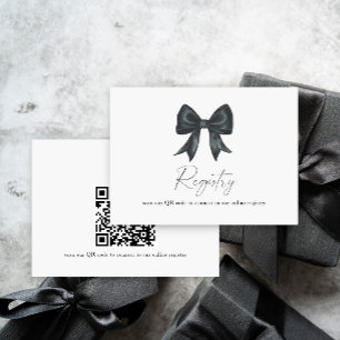 QR-Code für das Schwarze Brautparty für die Regist Begleitkarte