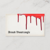 QR-Code für das Tropfen des Horrors Visitenkarte (Vorderseite)