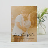 QR-Code für das vertikale Foto für ein handgeschri Save The Date (Stehend Vorderseite)